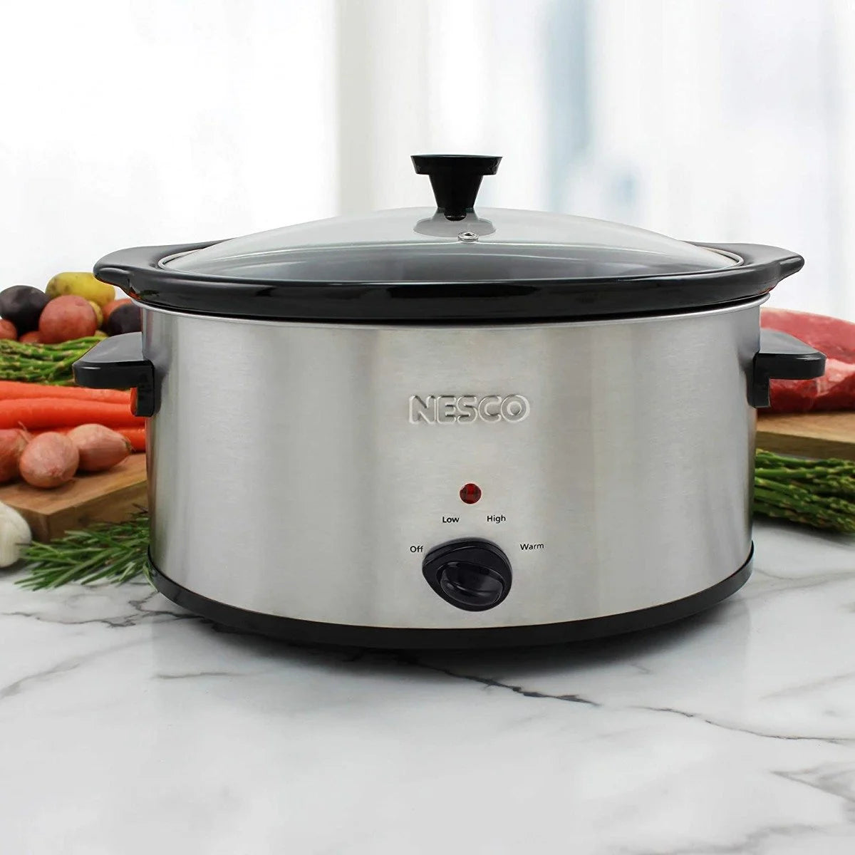 6-Quart Stainless Steel Slow Cooker C41302