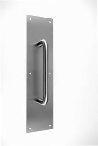 Clear Satin Brass Pull Plate R535