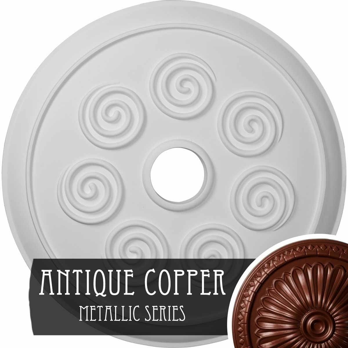 Spiral Ceiling Medallion Y607