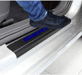 Red Carbon Fibre Vinyl Scuff Plate Sticker for Sierra Truck S571