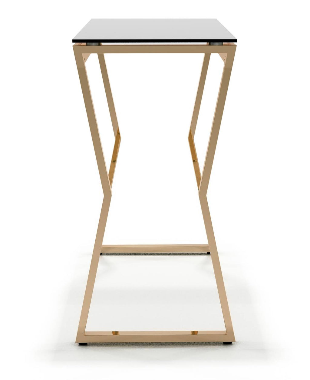 Gold-Tone Glass Top Sofa Table V592274