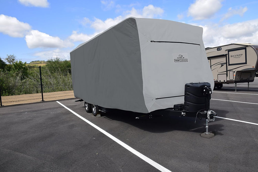 Gray Travel Trailer RV Cover D751229