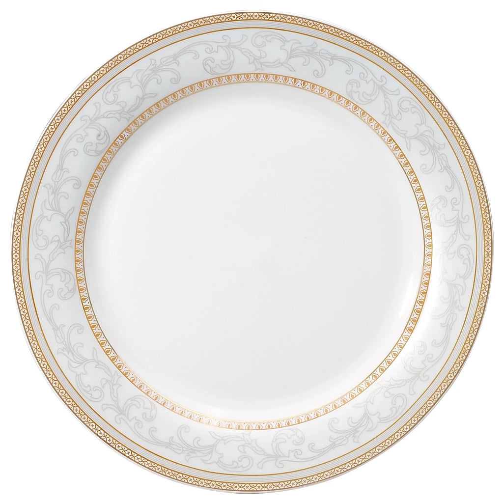 57-piece Porcelain Dinnerware Set with Gold Accent M4014