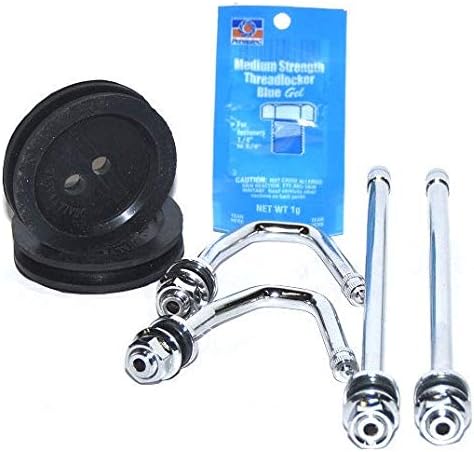 Chrome Dually Valve Kit for 16 Steel Wheel J4301