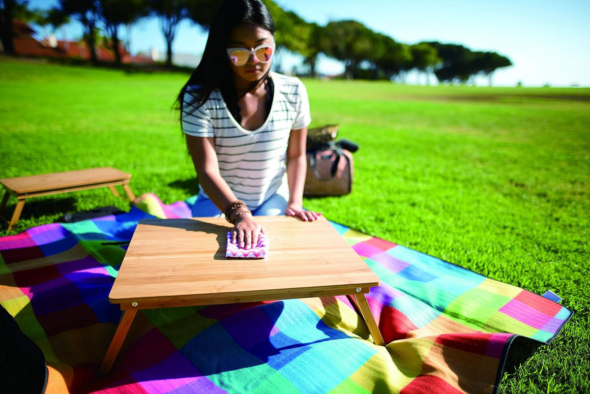 Foldable Bamboo Table Wooden Picnic Furniture L4132