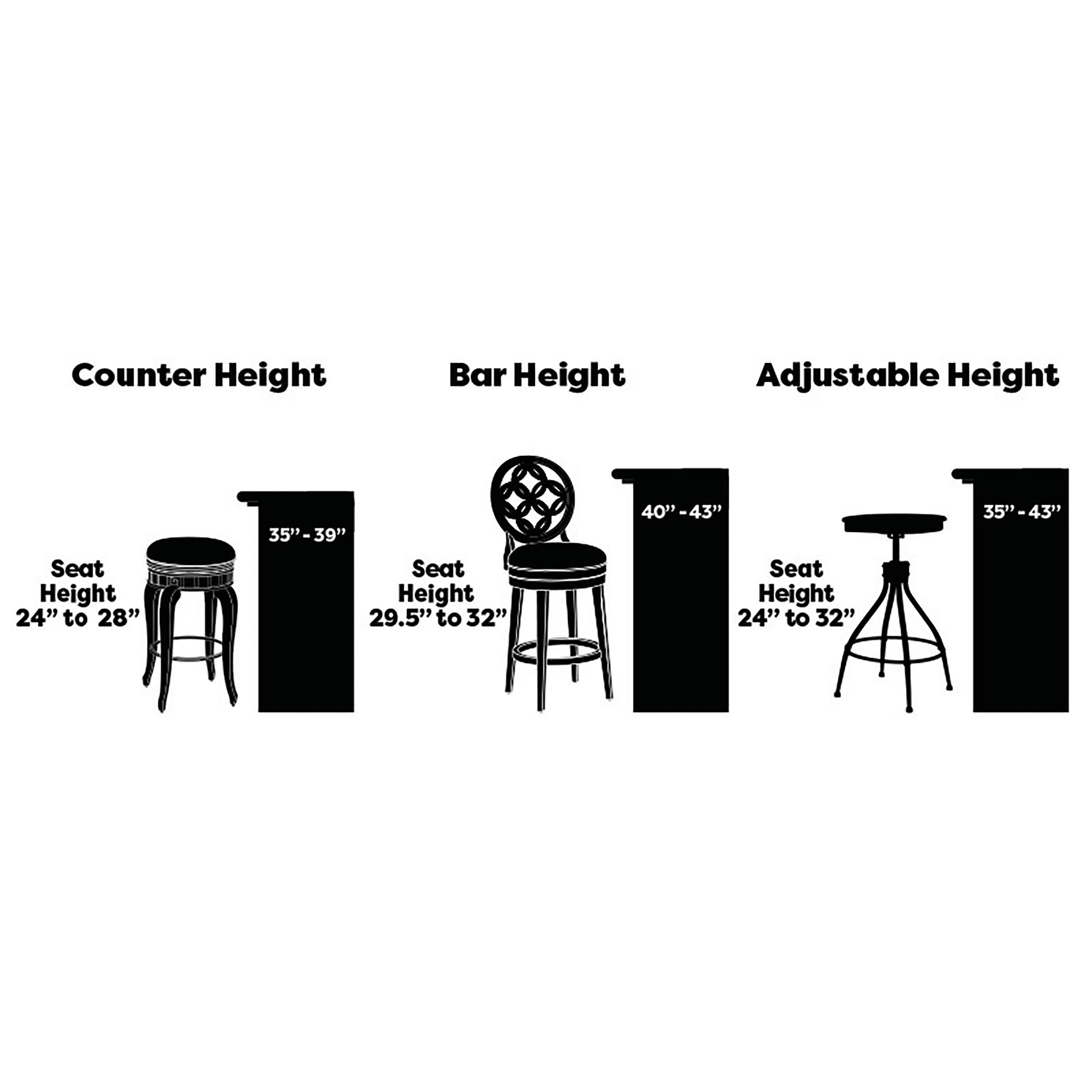 Brown Swivel Counter Height Stool U36362