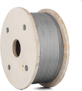 1/8" 1x19 Stainless Steel Wire Rope 1000ft Cable Railing F275407