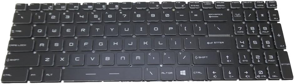 Laptop Keyboard Without Frame Backlit Crystal Keycap O33269