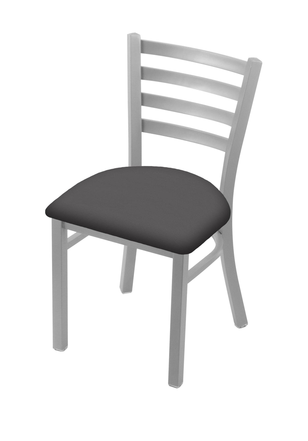 Anodized Nickel Finish Chair with Axis Truffle Seat H9064