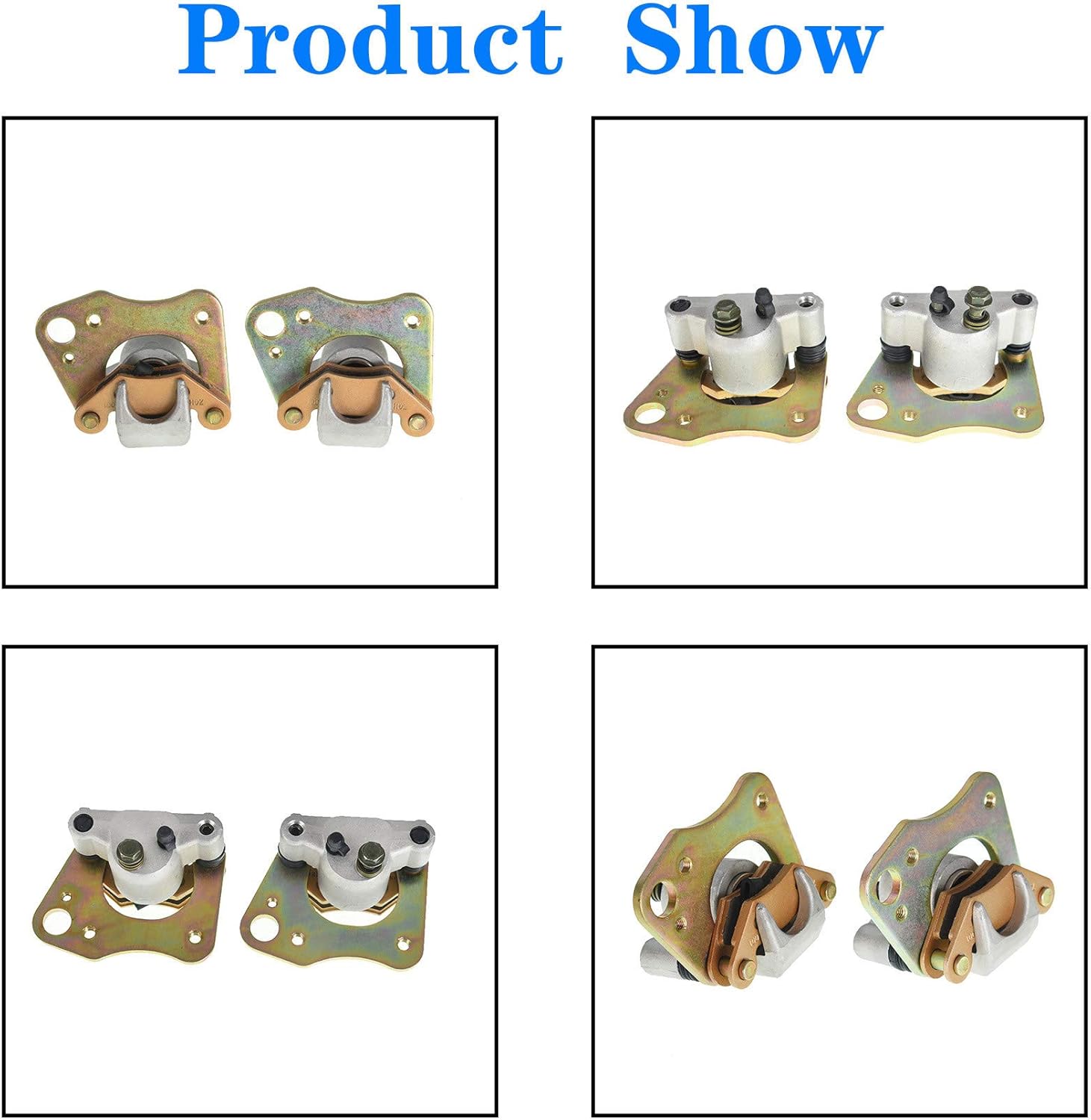 Front Left Right Brake Caliper Pad Set Pack of 2 C492