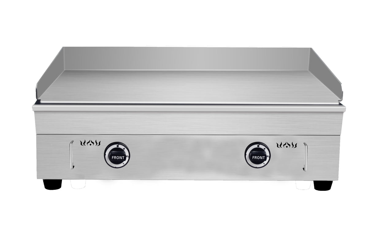 28.94" x 16.14" 2 Burner Propane Countertop Griddle Grill M593