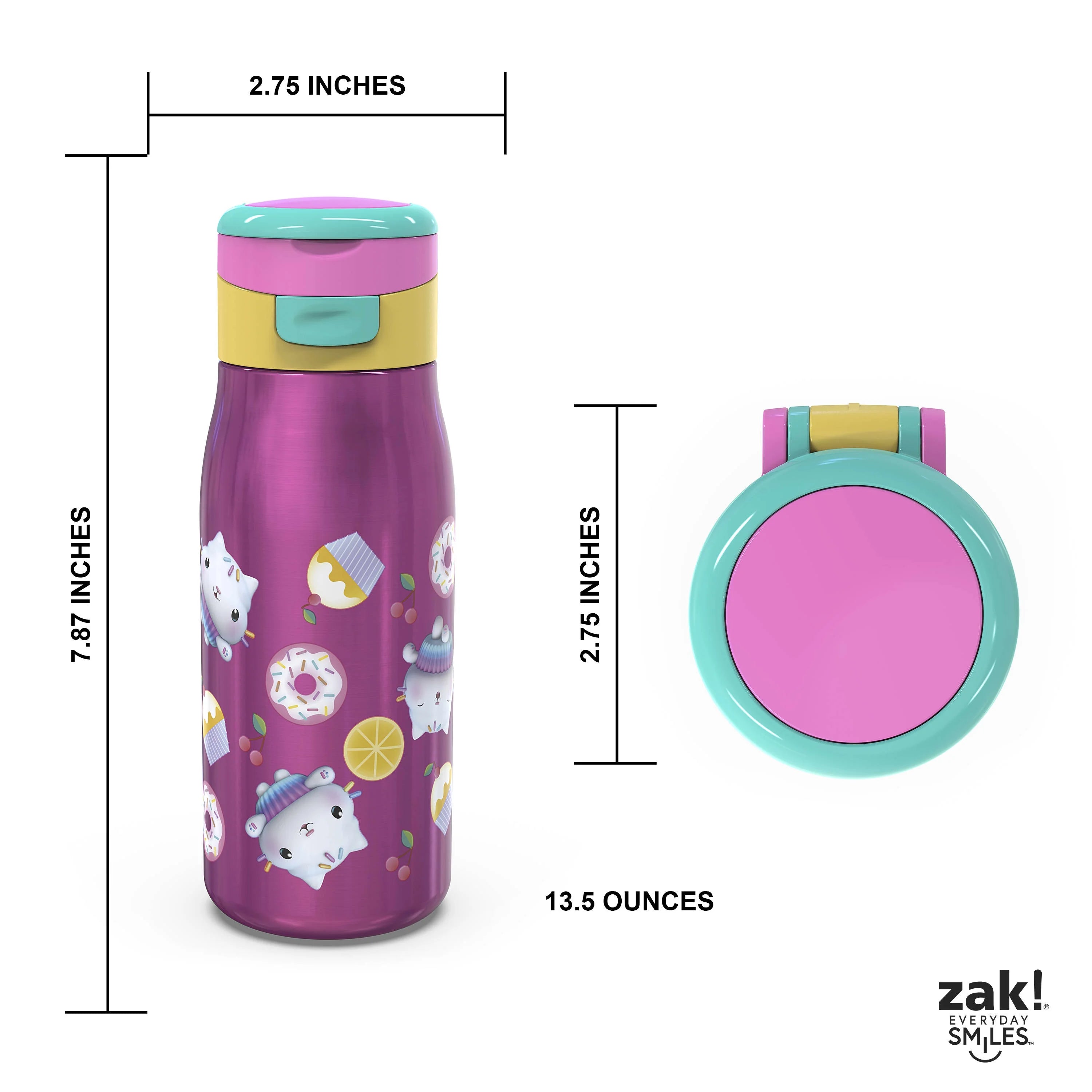 13.5 oz Vacuum Insulated Stainless Steel Water Bottle E1219