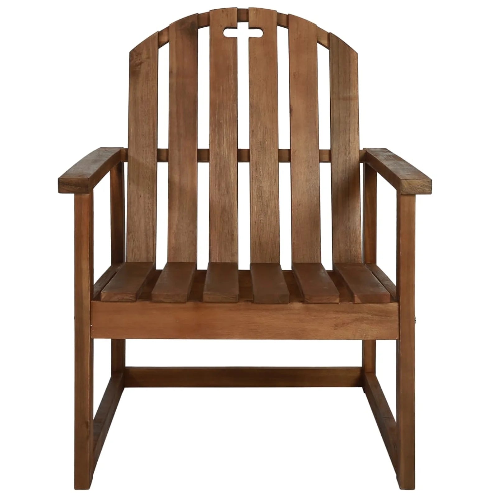 Set of 4 Acacia Wood Patio Lounge Set with Garden Bench and Coffee Side Table C21077