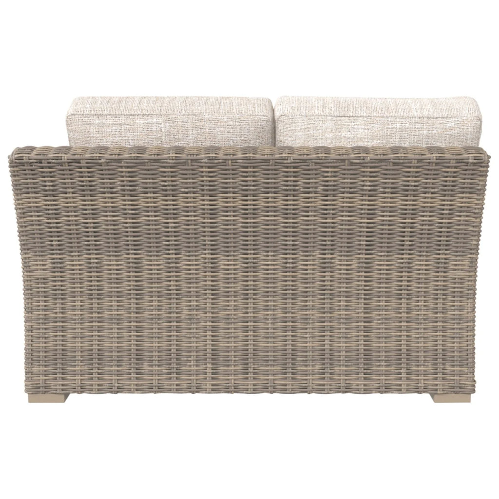 Beige 2 Piece Patio Loveseat Set E336701