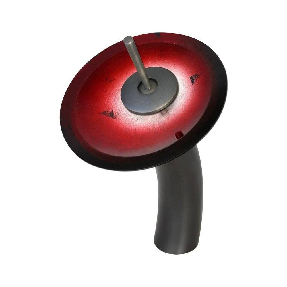 Oil Rubbed Bronze Bathroom Ensemble with Vessel Sink, Waterfall Faucet, Pop-Up Drain T62050