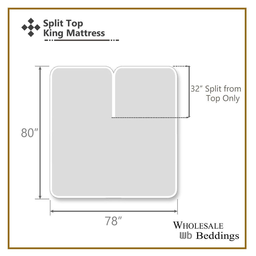 Taupe Bamboo Head Split King Sheets V142529
