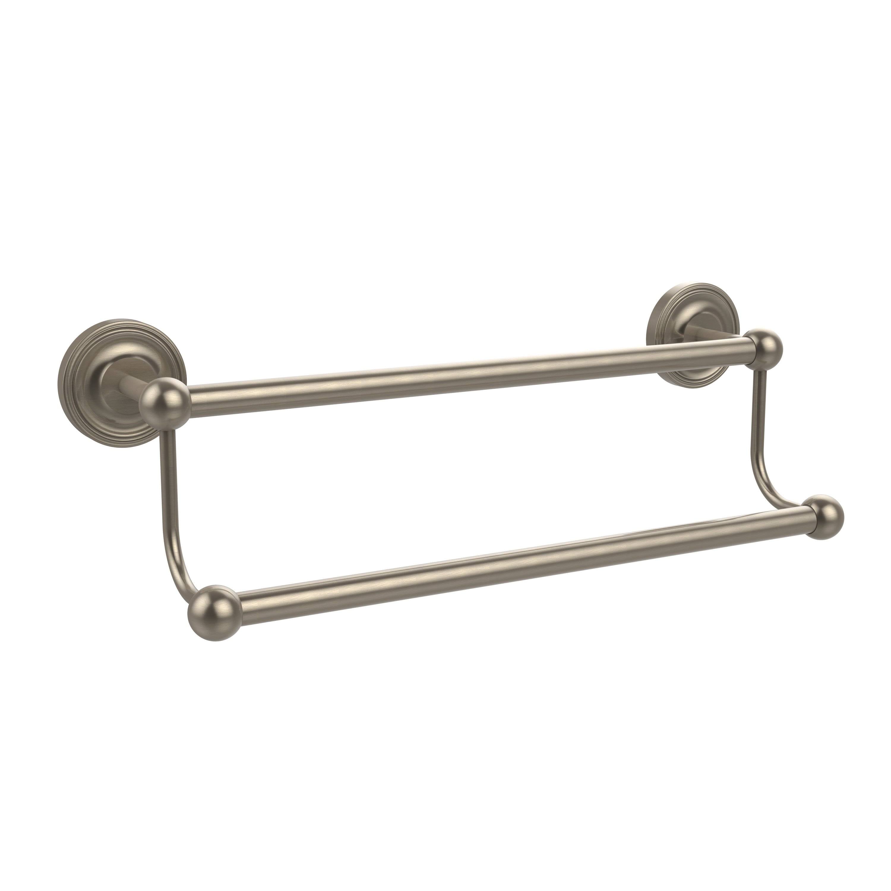 Antique Copper 36 inch Double Towel Bar O312323