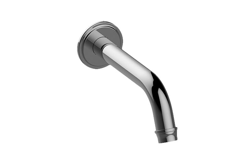 Unfinished Brass Wall Mount Tub Spout I200