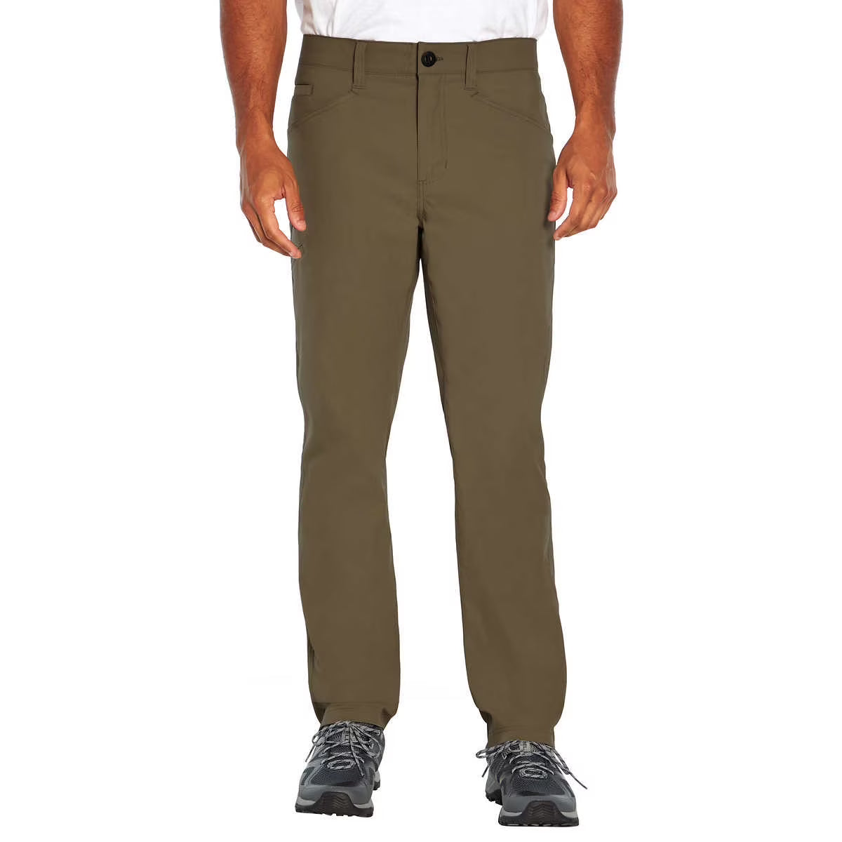 Green 32 x 30 Water Resistant Stretch Trek Pants Q1235