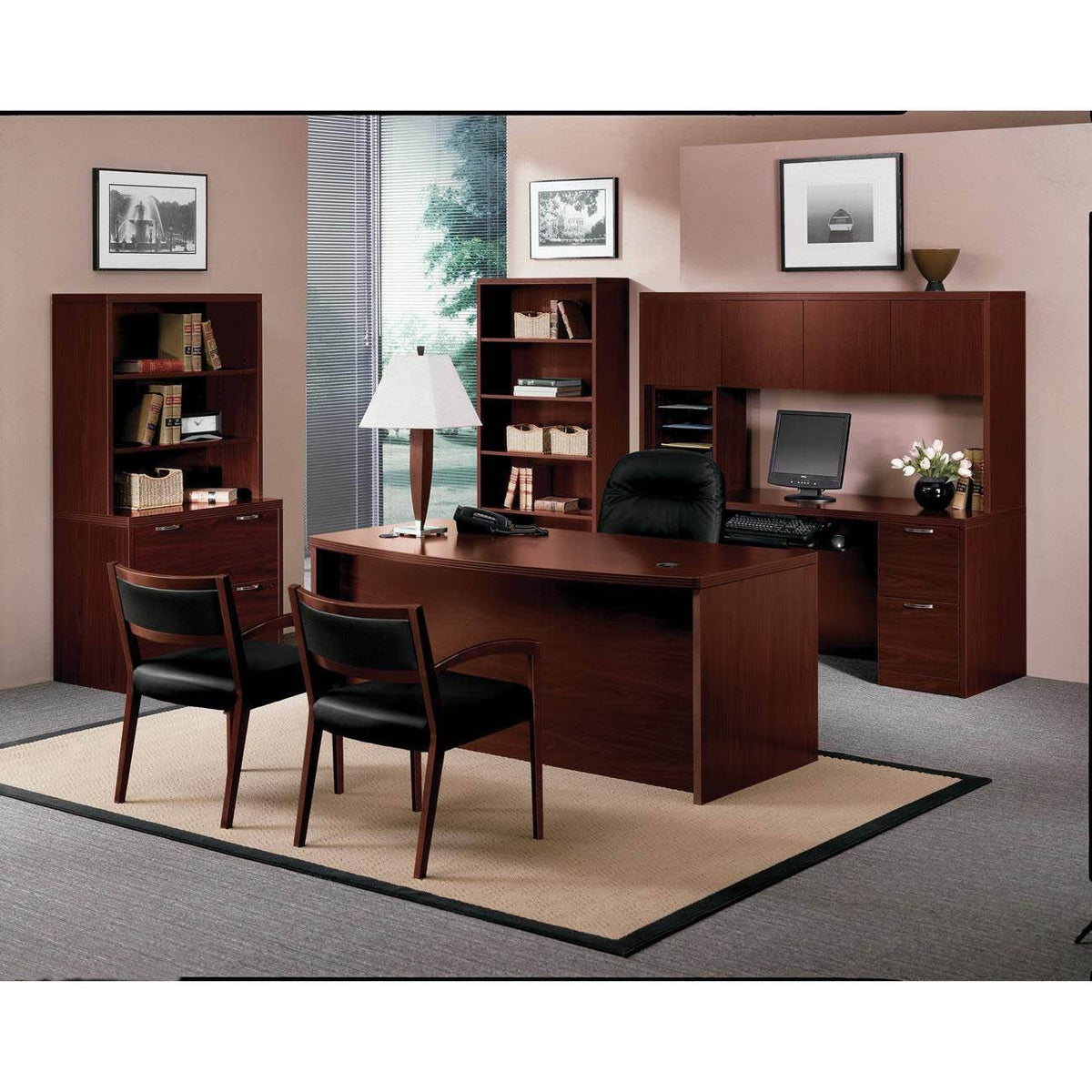 Mahogany Bookcase Hutch P880
