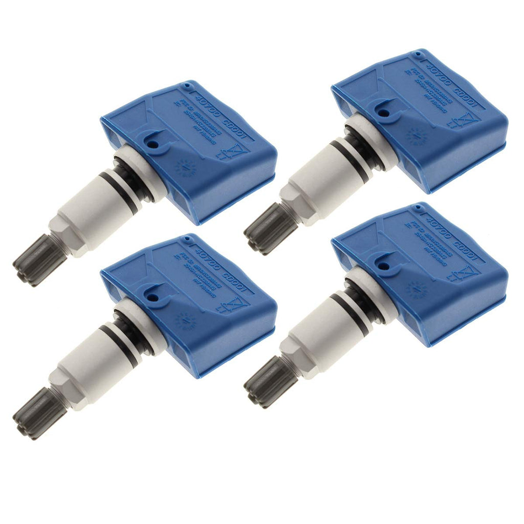 Pack of 4 TPMS Tire Pressure Sensor Replaces 40700-CD001 40700-CD011 40700-1AA0B L4493