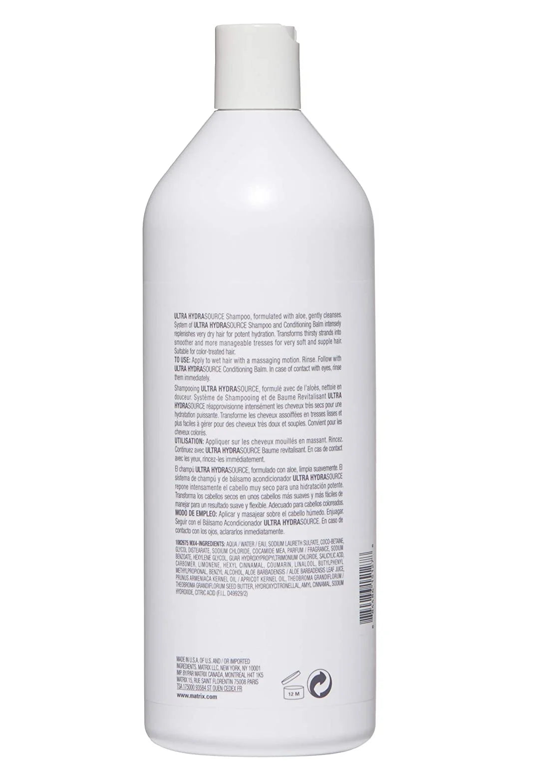 Ultra HydraSource Shampoo & Conditioner Liter Q1876