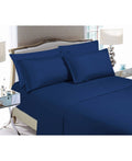 6 pc. Sheet Set California King Navy R965