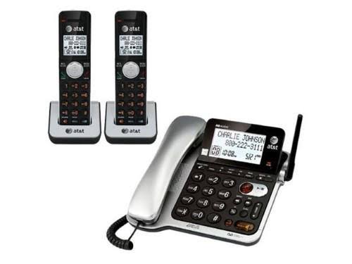 Dect 6.0 Corded/Cordless 2-Handset Phone System G6053