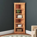 Golden Oak Corner Bookcase O899045