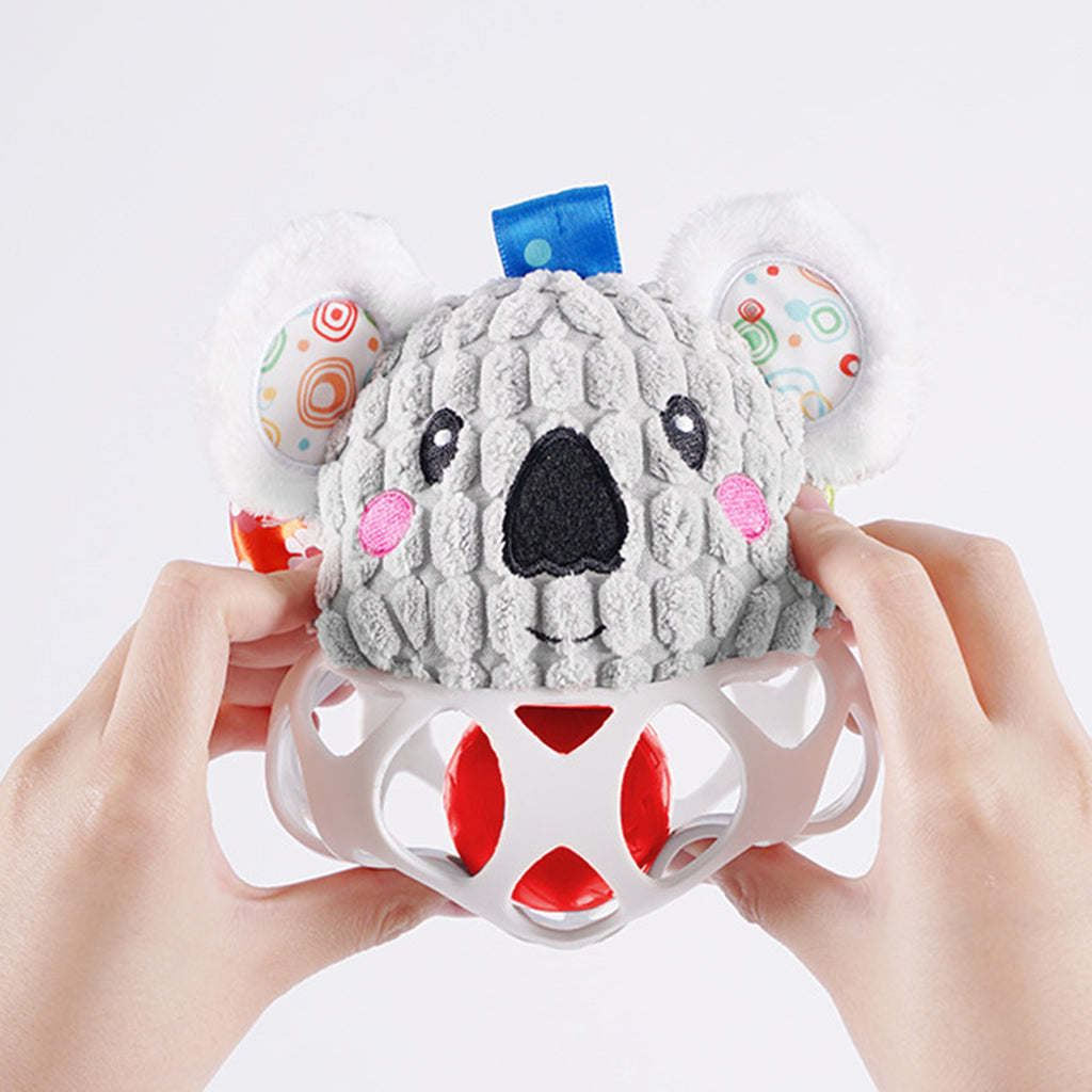 Plush Animal Ball Toy with Bell G625479