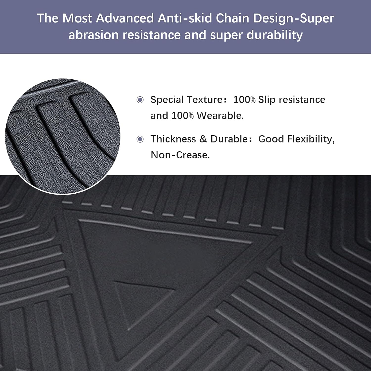 Black TPO Waterproof Rear Cargo Tray Pack of 2 W9348