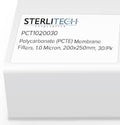 1.0 Micron Polycarbonate Membrane Filters 200 x 250 mm, 30/pk F3271