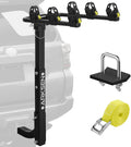 3 Bike Rack, Heavy Duty Rear Hitch Mount Bicycle Carrier with 2 Receiver P861