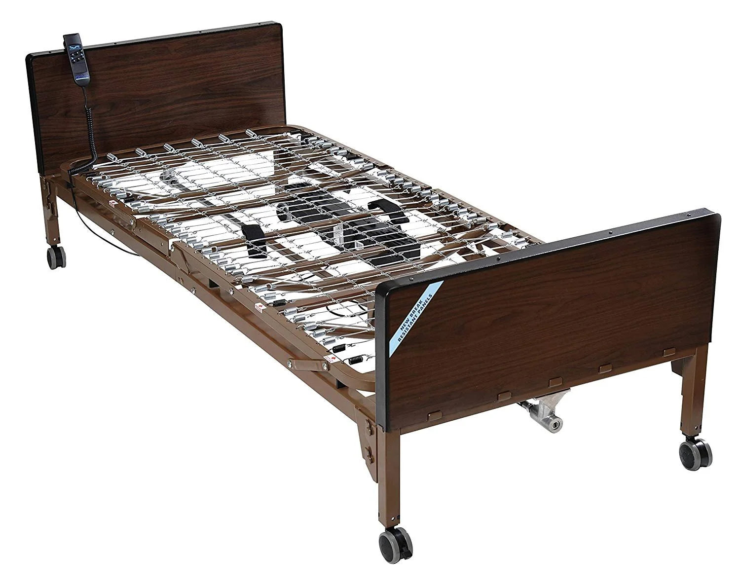 Full Electric Hospital Bed with Full Rails and Spring Mattress D185