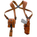 Tan Leather Vertical Shoulder System V7233