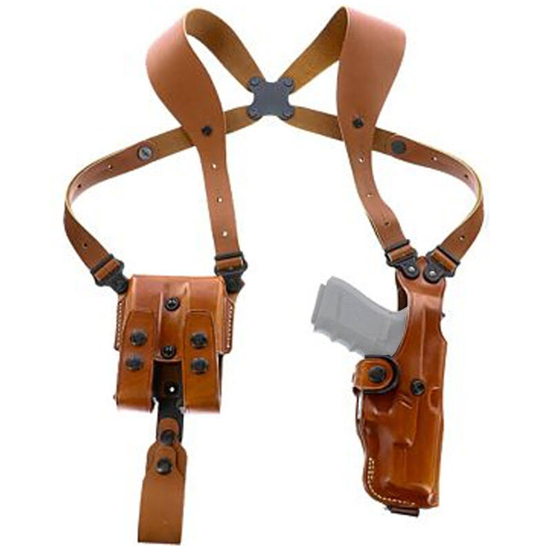 Tan Leather Vertical Shoulder System V7233