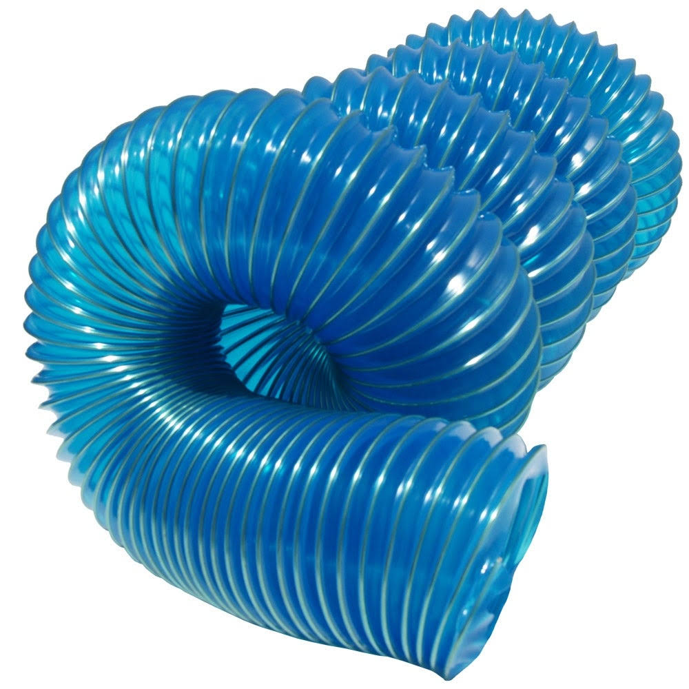 Blue PVC Flexduct 12x22 ID x 12& I29093