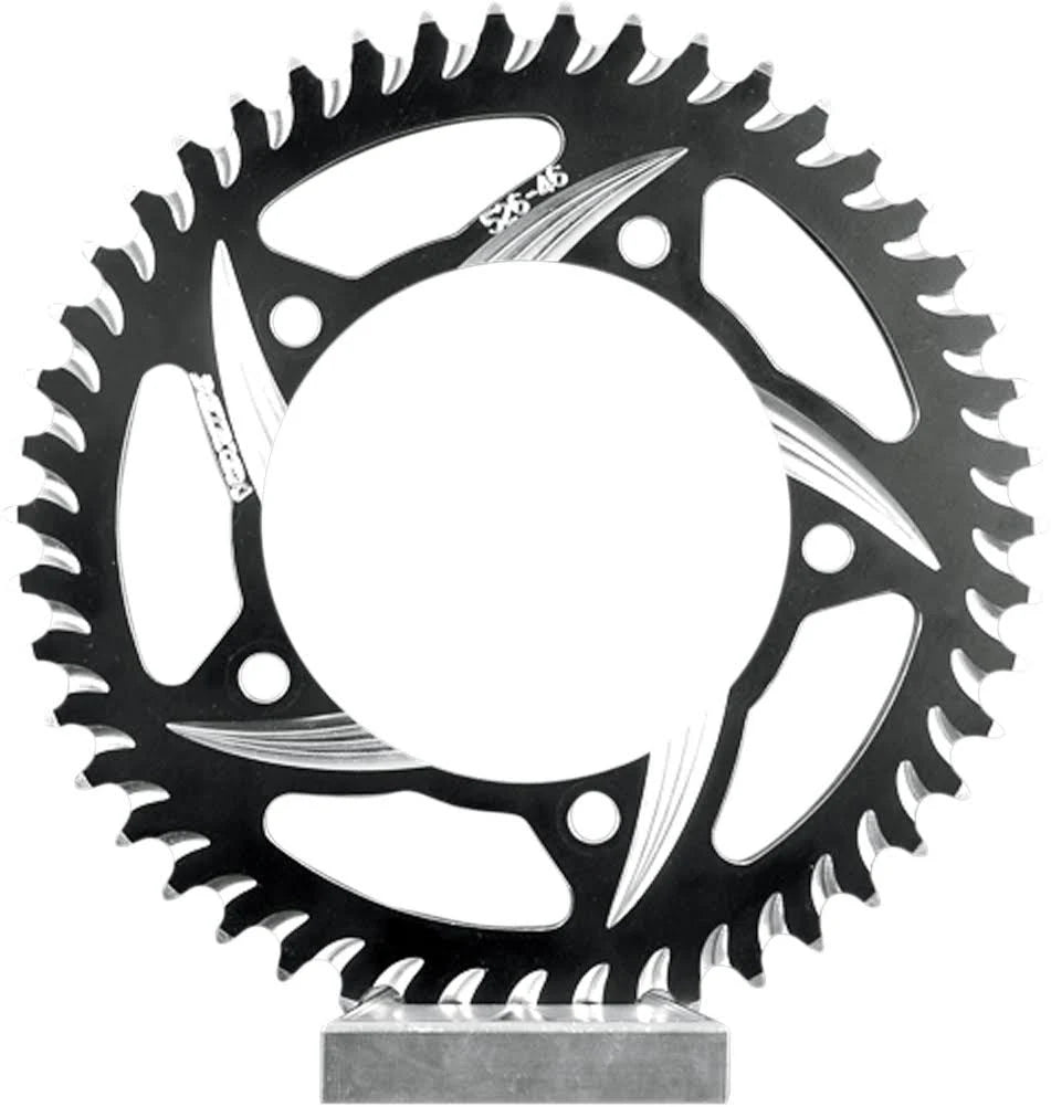 47 T Black Aluminum Rear Sprocket F201046