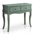 Antique Teal 2 Drawer Cabinet Y459386