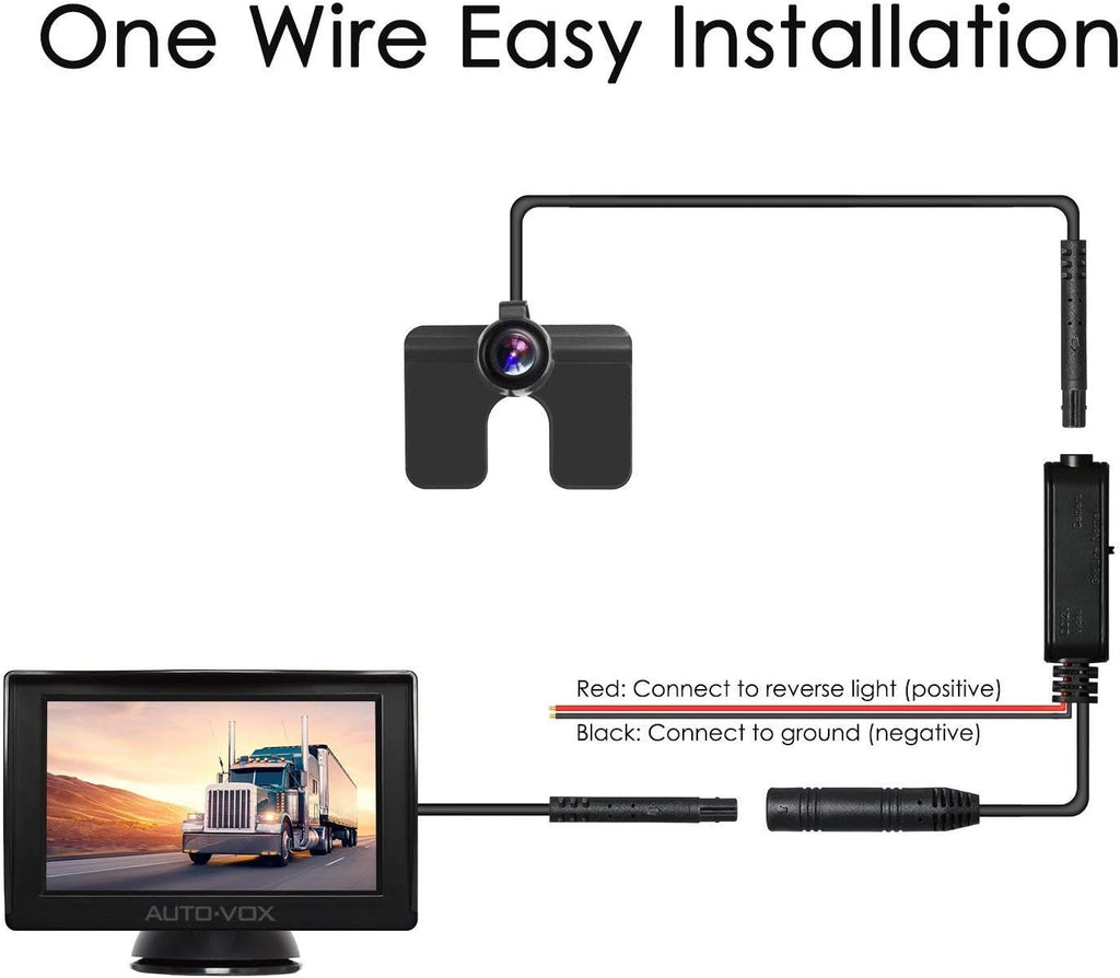 4.3 Inch TFT LCD Monitor Backup Camera Kit E7794