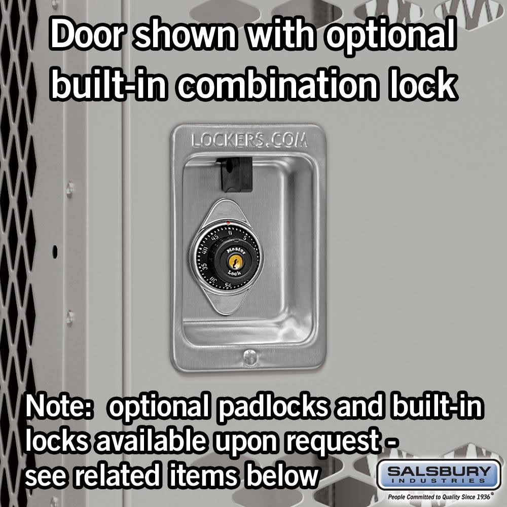 Triple Tier Vented Metal Locker W953336