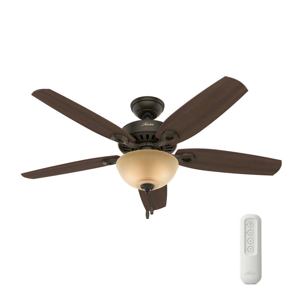New Bronze Indoor Ceiling Fan with LED Light Kit and Remote A8738