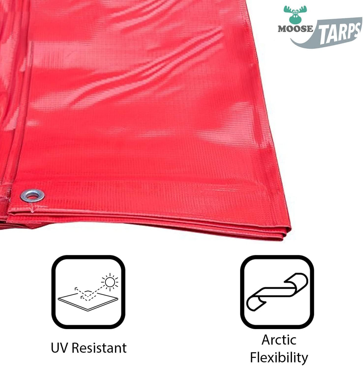 20 x 20 Feet Red Waterproof PVC Vinyl Tent Tarp S325680