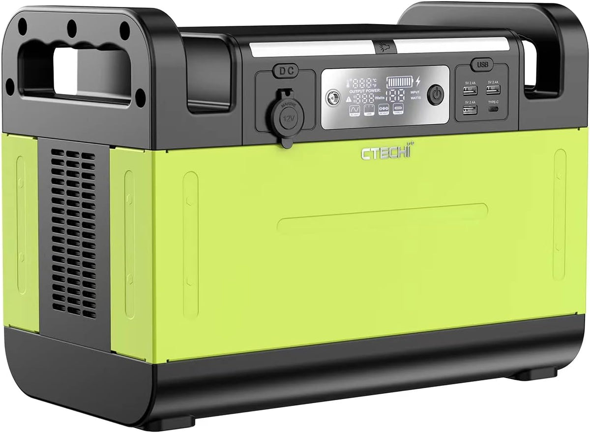 Portable Power Station 500W 518Wh LiFePO4 Battery Backup O944