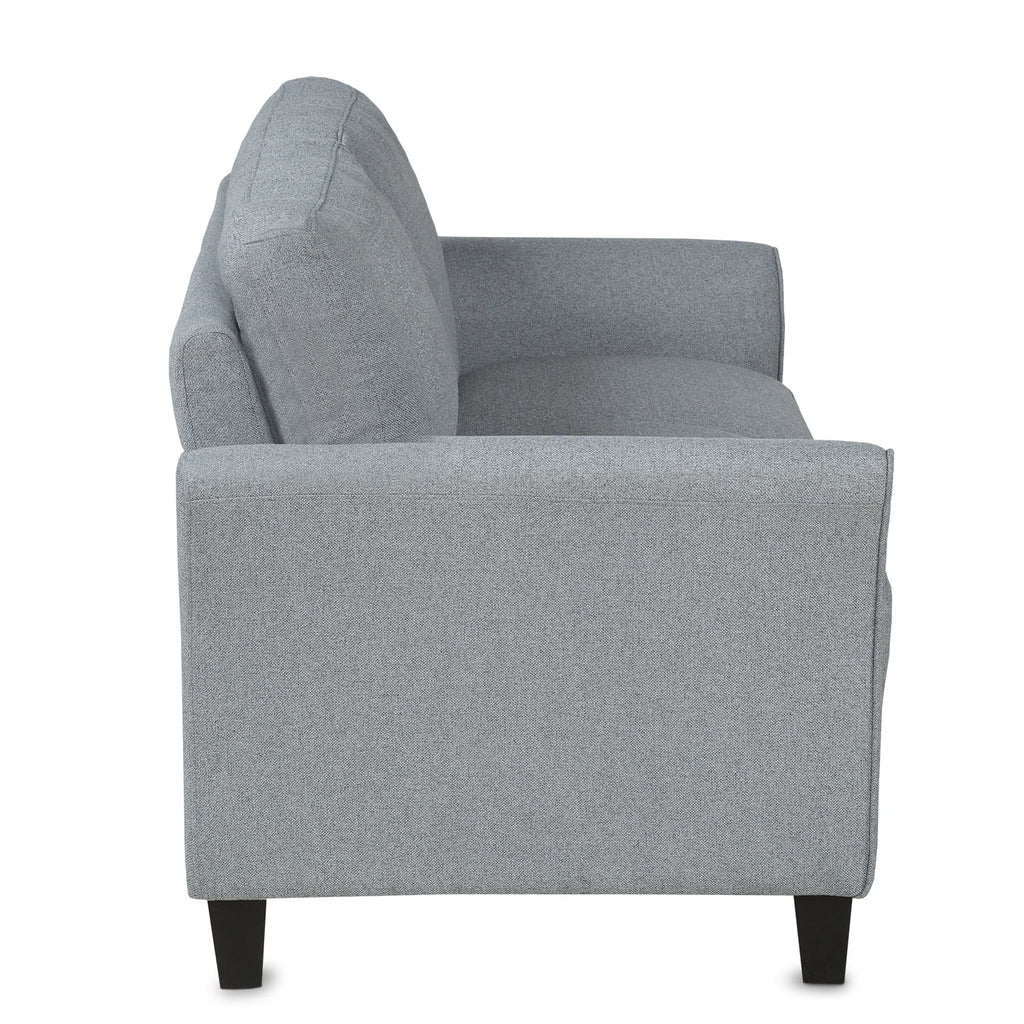 Mid-Century Upholstered Fabric Loveseat T516396