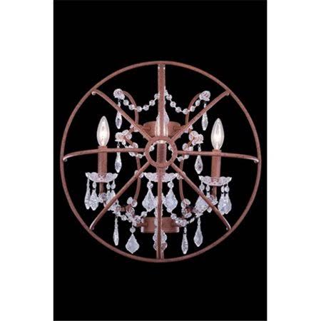 Rustic Intent Wall Lamp with Royal Cut Crystals H779