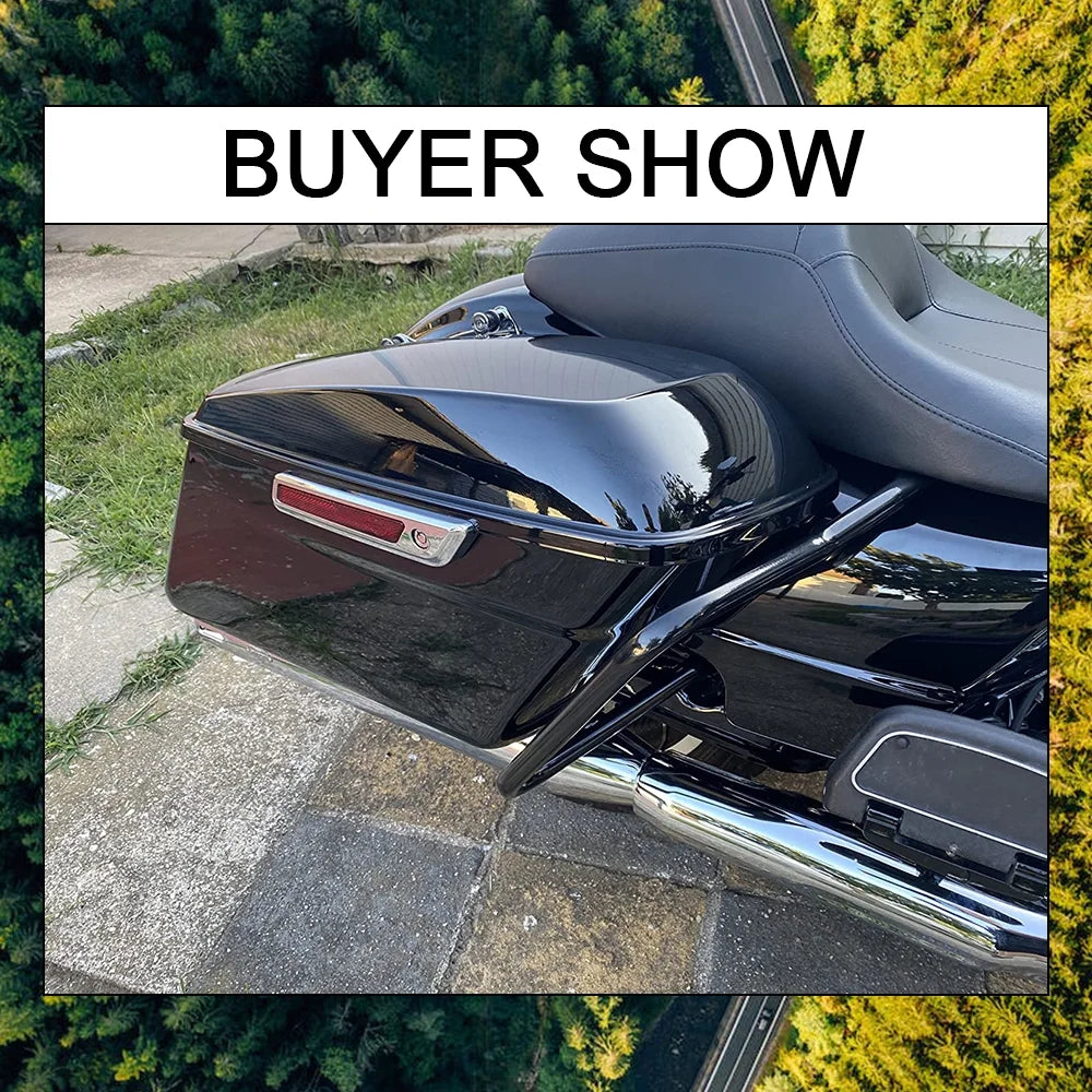 Rear Saddlebag Guards Support Kit for Harley Davidson Touring F216372