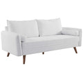 White Fabric Sofa L3803