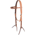 Browband Headstall with Blood Knots F7121