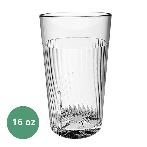 16 oz Clear Polycarbonate Tumbler, Pack of 6 S110106